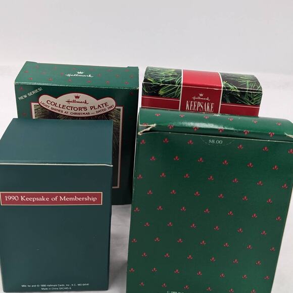 Hallmark Ornaments Vintage Lot Light Shines Christmas Collector Plate Keepsake - Picture 6 of 12